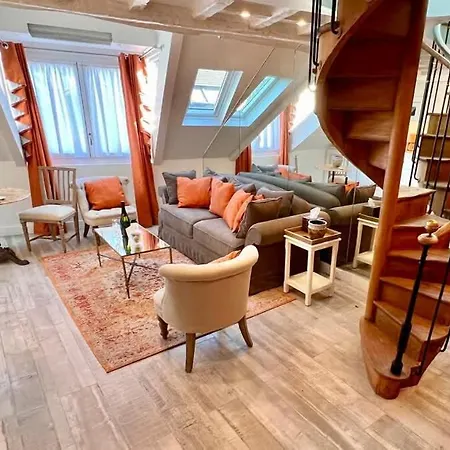 Rooftop Garden Triplex With Ac Over Notre - Dame Appartement *