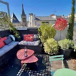 아파트 Rooftop Garden Triplex With Ac Over Notre - Dame *