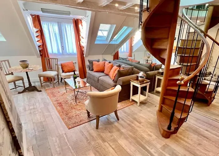 Rooftop Garden Triplex With Ac Over Notre - Dame 公寓 *