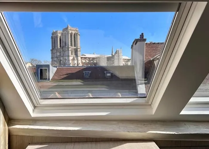 公寓 Rooftop Garden Triplex With Ac Over Notre - Dame