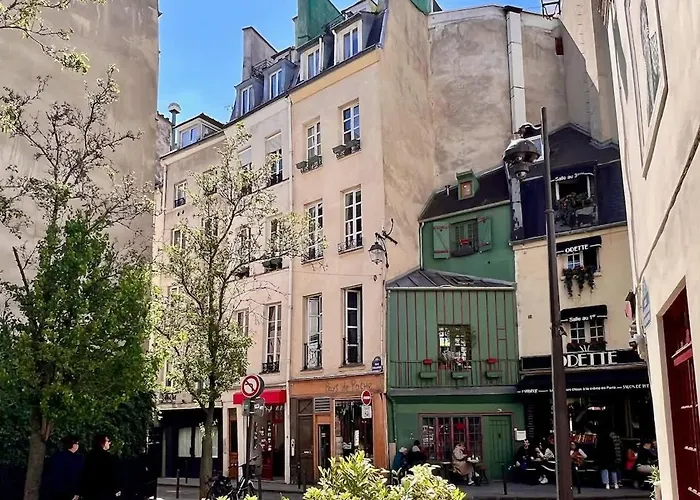 公寓 Rooftop Garden Triplex With Ac Over Notre - Dame *